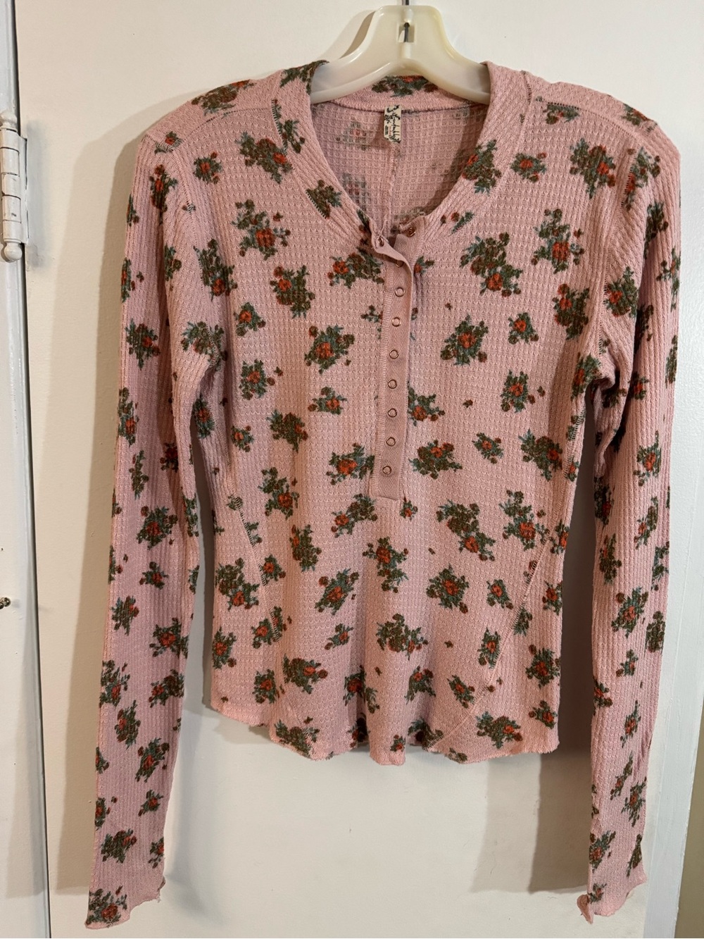 Free People Henley long sleeve top - Med